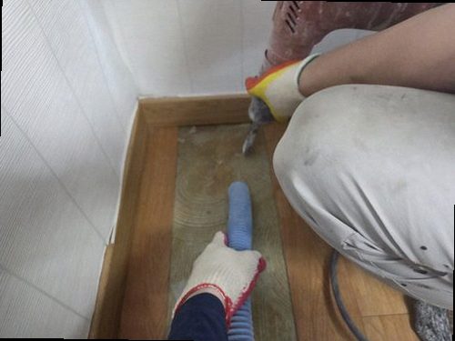 기장군 누수탐지 누수 위치를 표시하고 수리 전후 상태를 기록한 현장