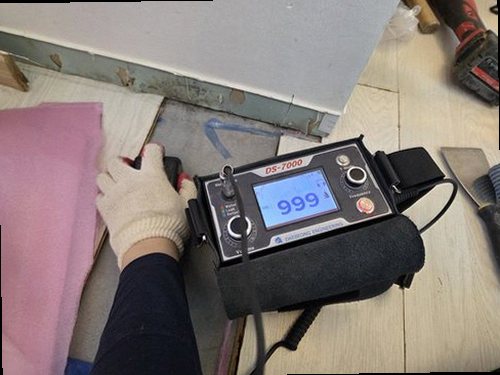 강화군 누수탐지 배관 압력 검사와 누수 지점 보수 후 복구된 현장