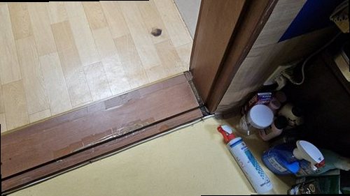 동대문구 누수탐지 거실 천장 얼룩과 누수 원인을 확인하는 현장 점검 모습